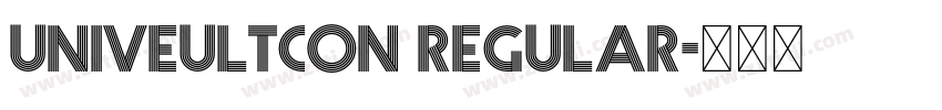 Univeultcon Regular字体转换